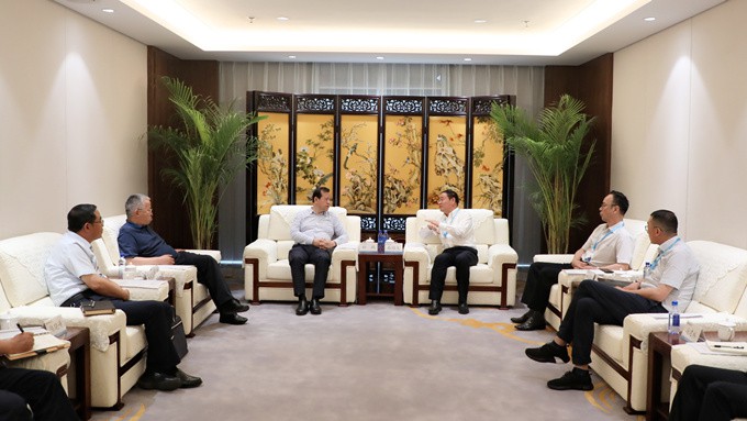 武威市委書記柳鵬一行來(lái)集團(tuán)對(duì)接推進(jìn)項(xiàng)目建設(shè)工作